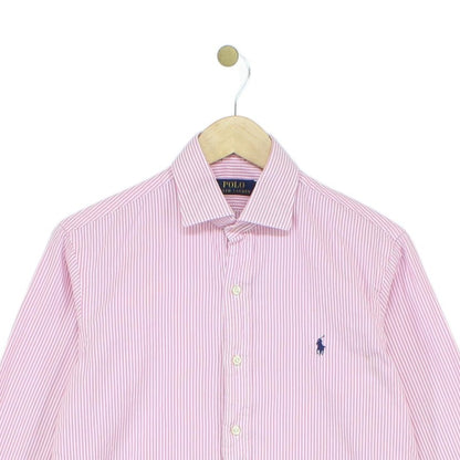 Mens Striped Shirt Long Sleeve Classic