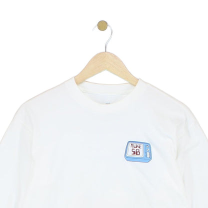 Mens Graphic T-Shirt Long Sleeve Skateboarding Loose Fit