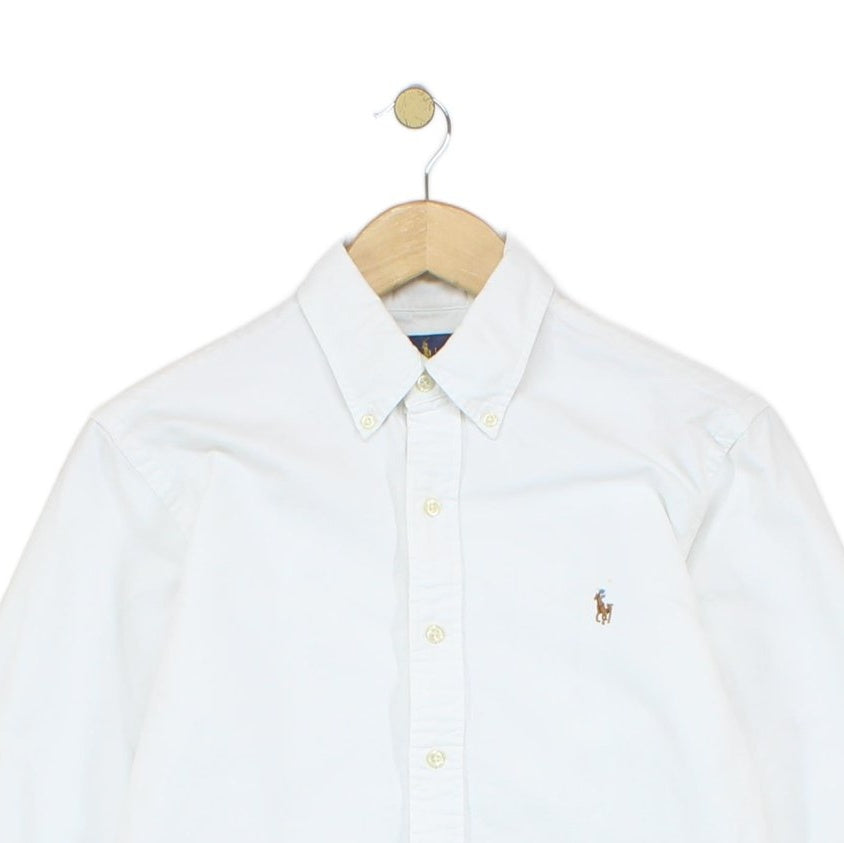 Mens Oxford Shirt Slim Fit Long Sleeve Button Down