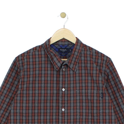 Mens Plaid Shirt Long Sleeve
