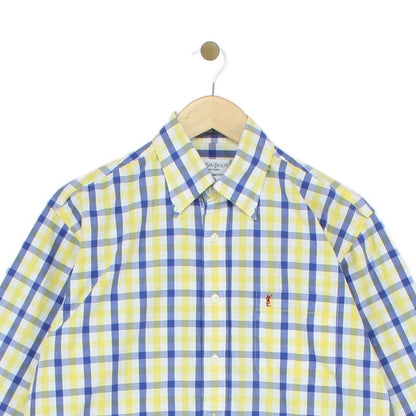 Mens Plaid Shirt Long Sleeve
