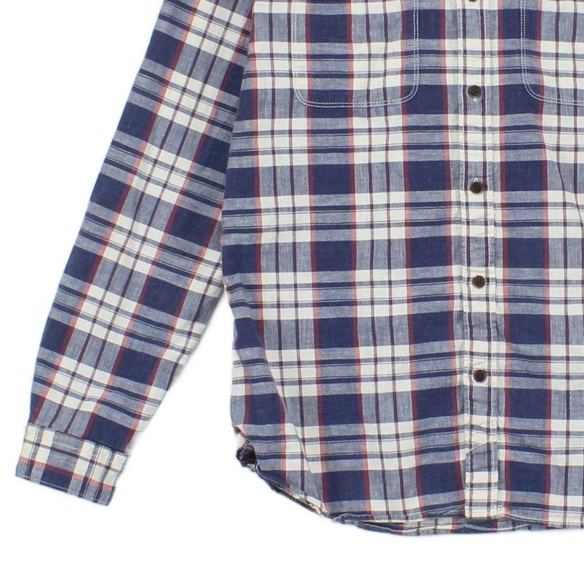 Mens Plaid Shirt Long Sleeve Regular Fit