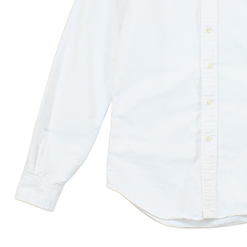 Mens Oxford Shirt Slim Fit Long Sleeve Button Down