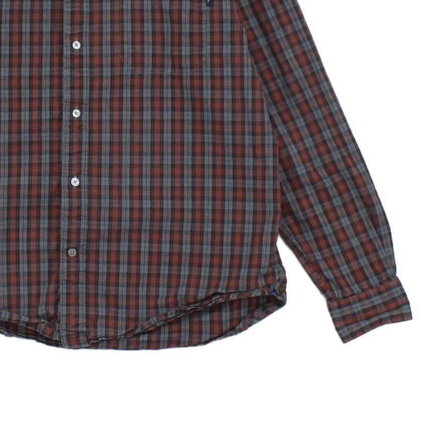 Mens Plaid Shirt Long Sleeve