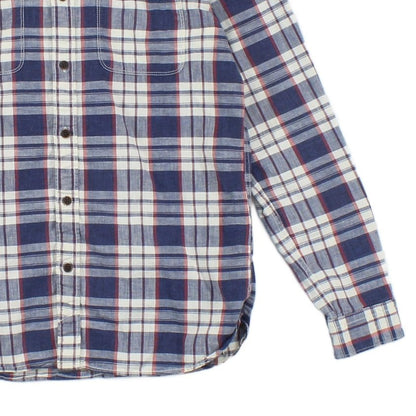 Mens Plaid Shirt Long Sleeve Regular Fit