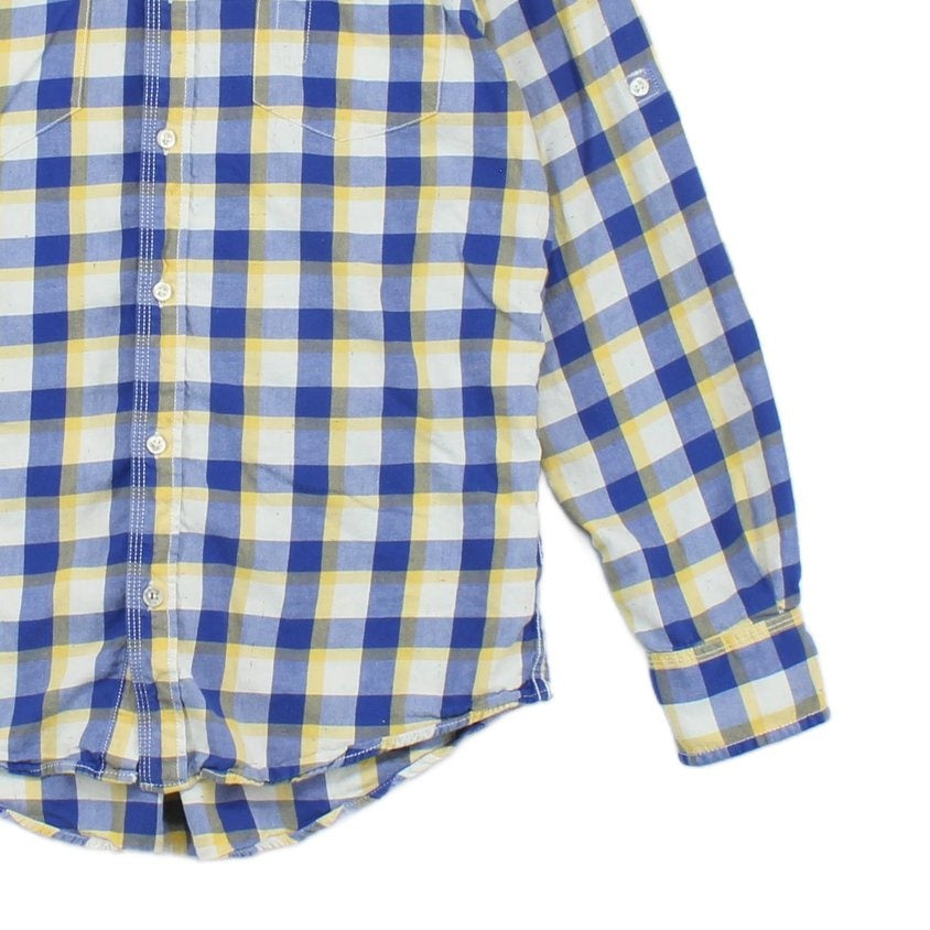 Mens Plaid Shirt Long Sleeve Custom Fit