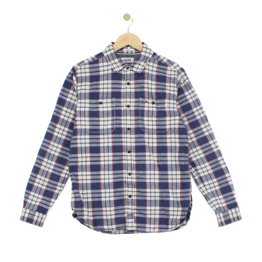 Mens Plaid Shirt Long Sleeve Regular Fit