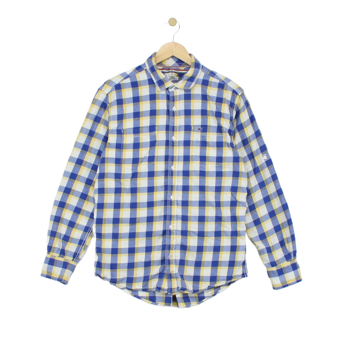 Mens Plaid Shirt Long Sleeve Custom Fit