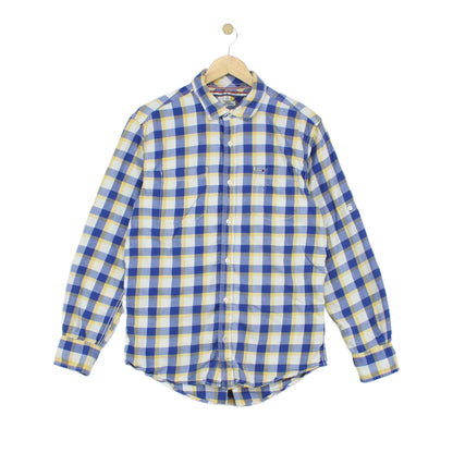 Mens Plaid Shirt Long Sleeve Custom Fit