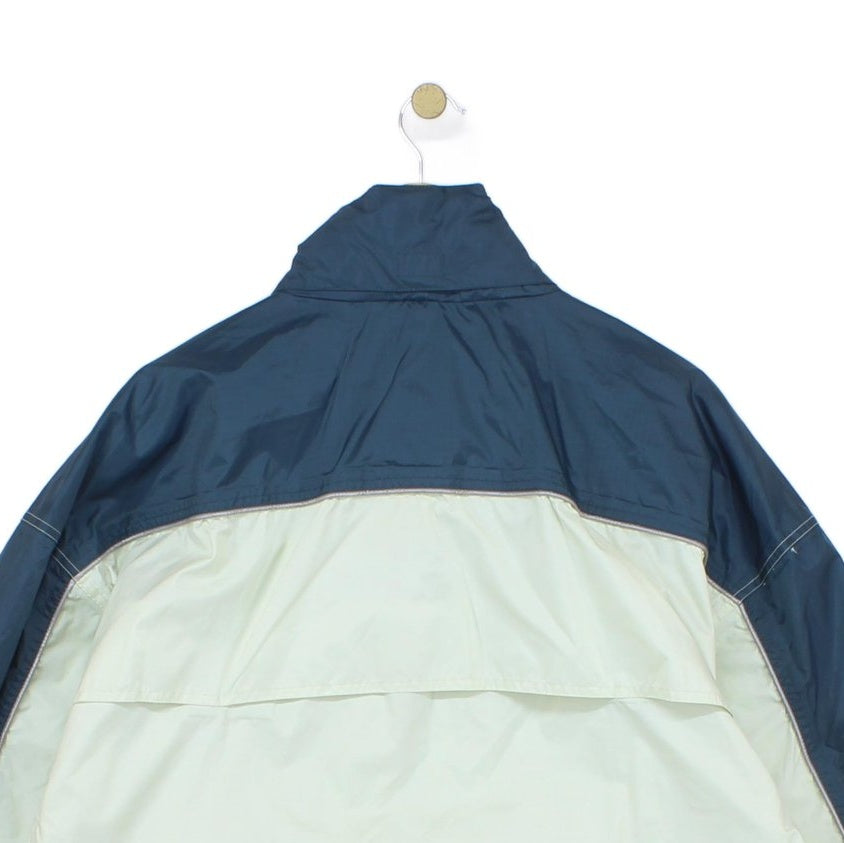 Mens 1/4 Zip Waterproof Jacket Retro Oversized