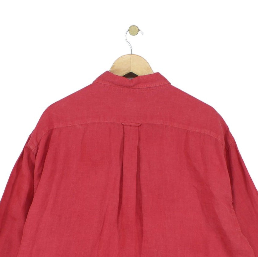 Mens Linen Shirt Long Sleeve