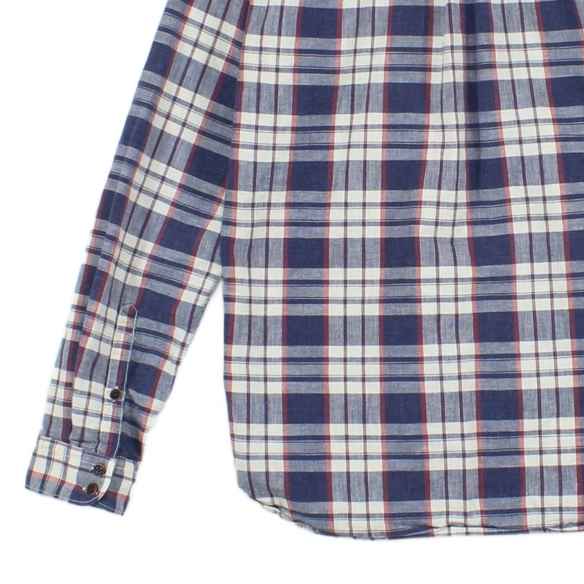Mens Plaid Shirt Long Sleeve Regular Fit