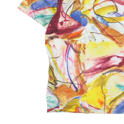 Mens Patterned Shirt Relaxed Fit Short Sleeve