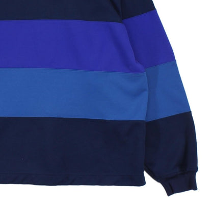 Mens Spell Out Sweatshirt Colour Block Long Sleeve