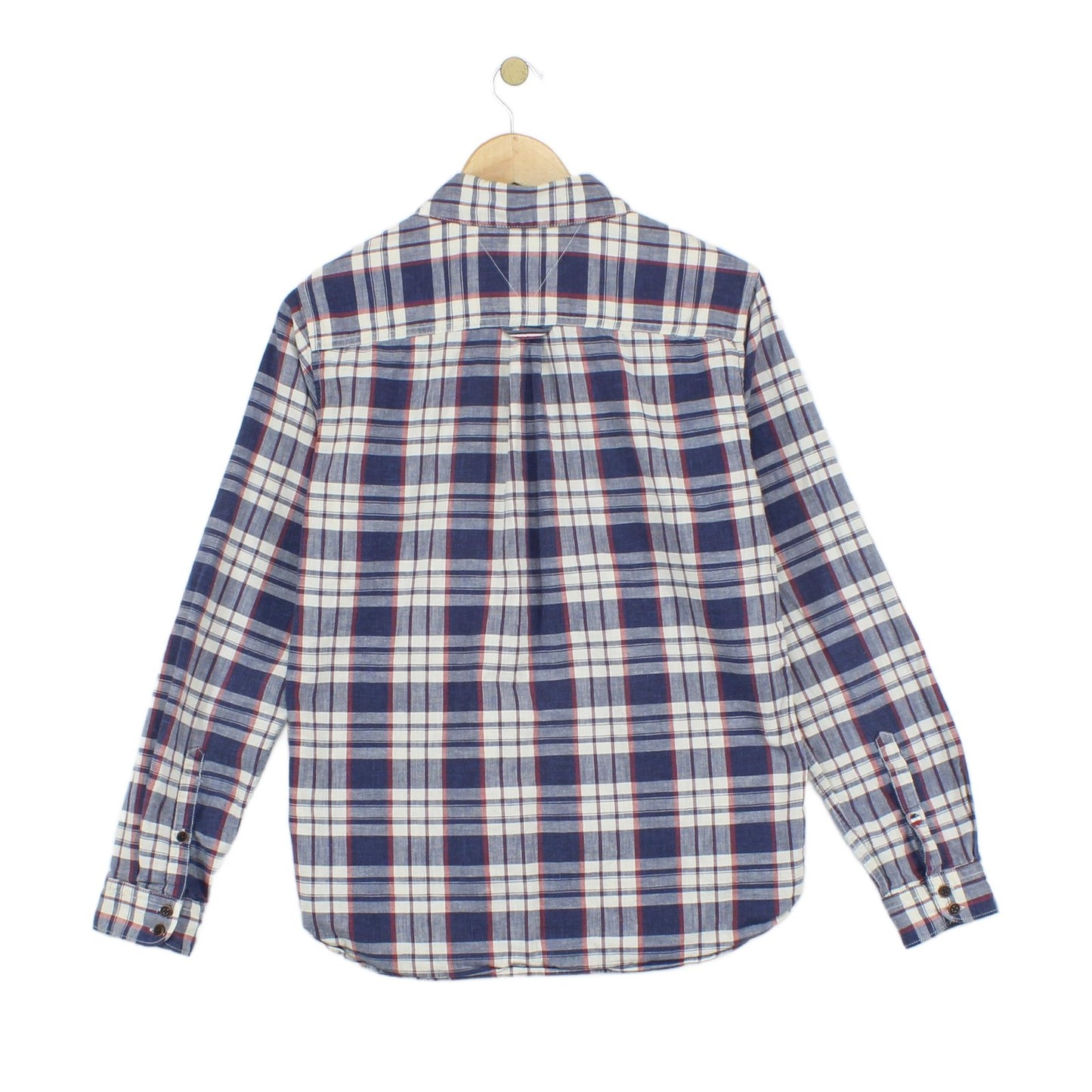 Mens Plaid Shirt Long Sleeve Regular Fit