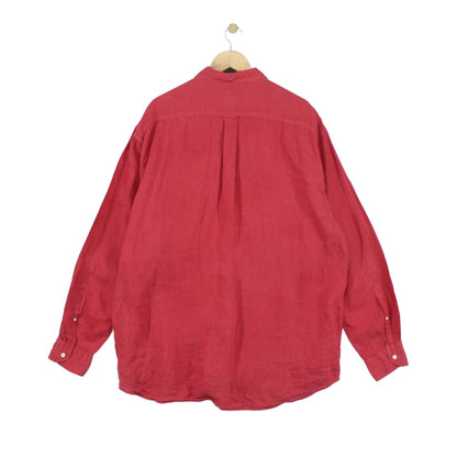 Mens Linen Shirt Long Sleeve