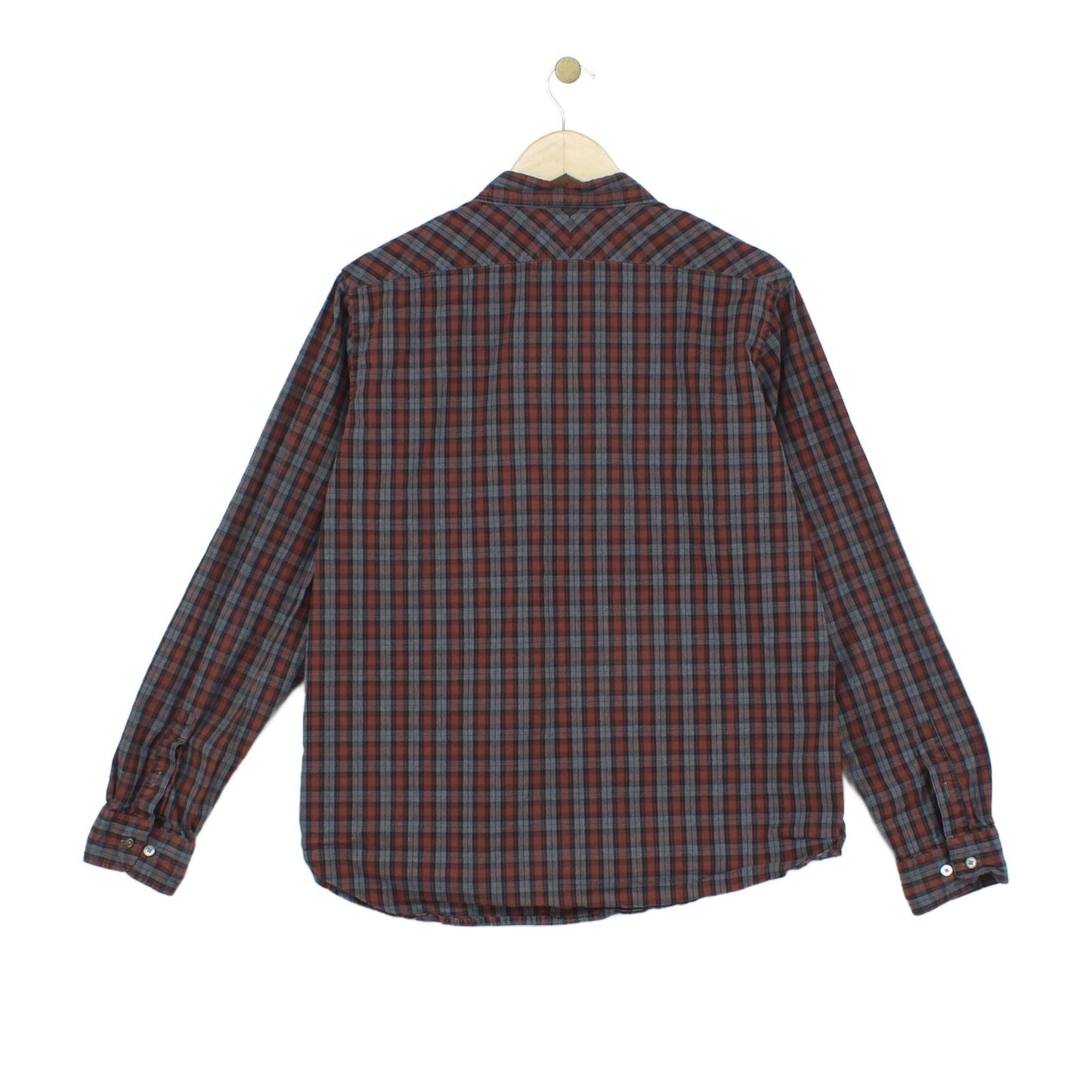 Mens Plaid Shirt Long Sleeve
