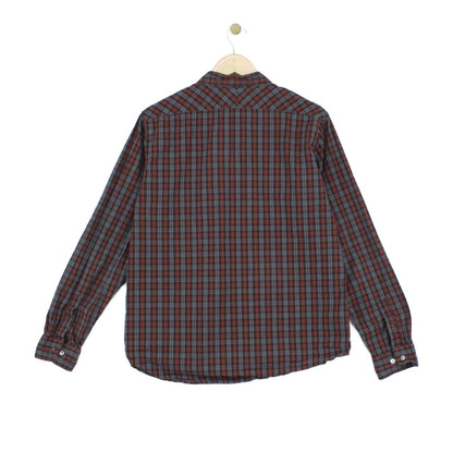 Mens Plaid Shirt Long Sleeve