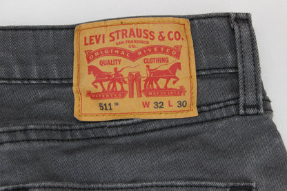 Mens 511 Jeans Slim Fit Stretch Denim Classic