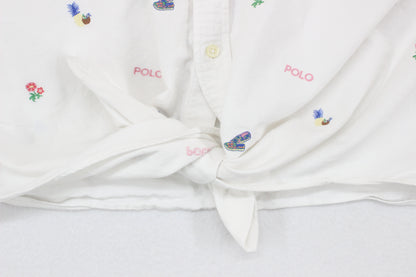 Womens Patterned Shirt Short Sleeve Relaxed Fit