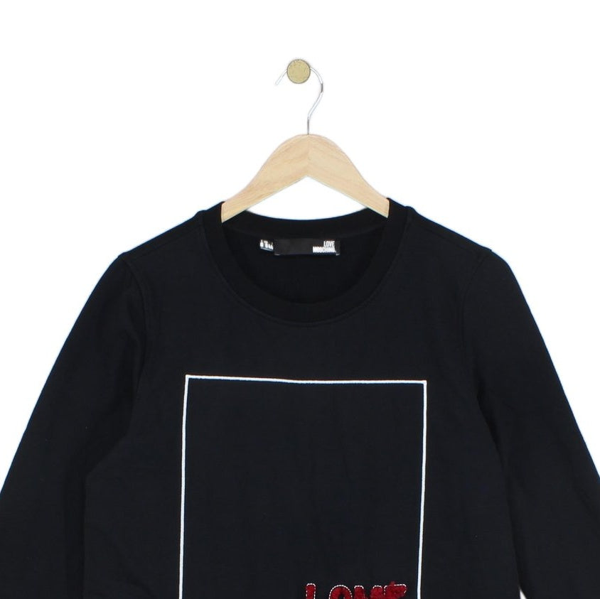 Womens Dress Sweatshirt Logo Long Sleeve Floral