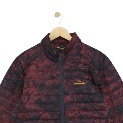 Mens Quilted Jacket Outdoor 600 Down Patterned
