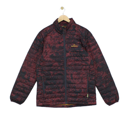 Mens Quilted Jacket Outdoor 600 Down Patterned