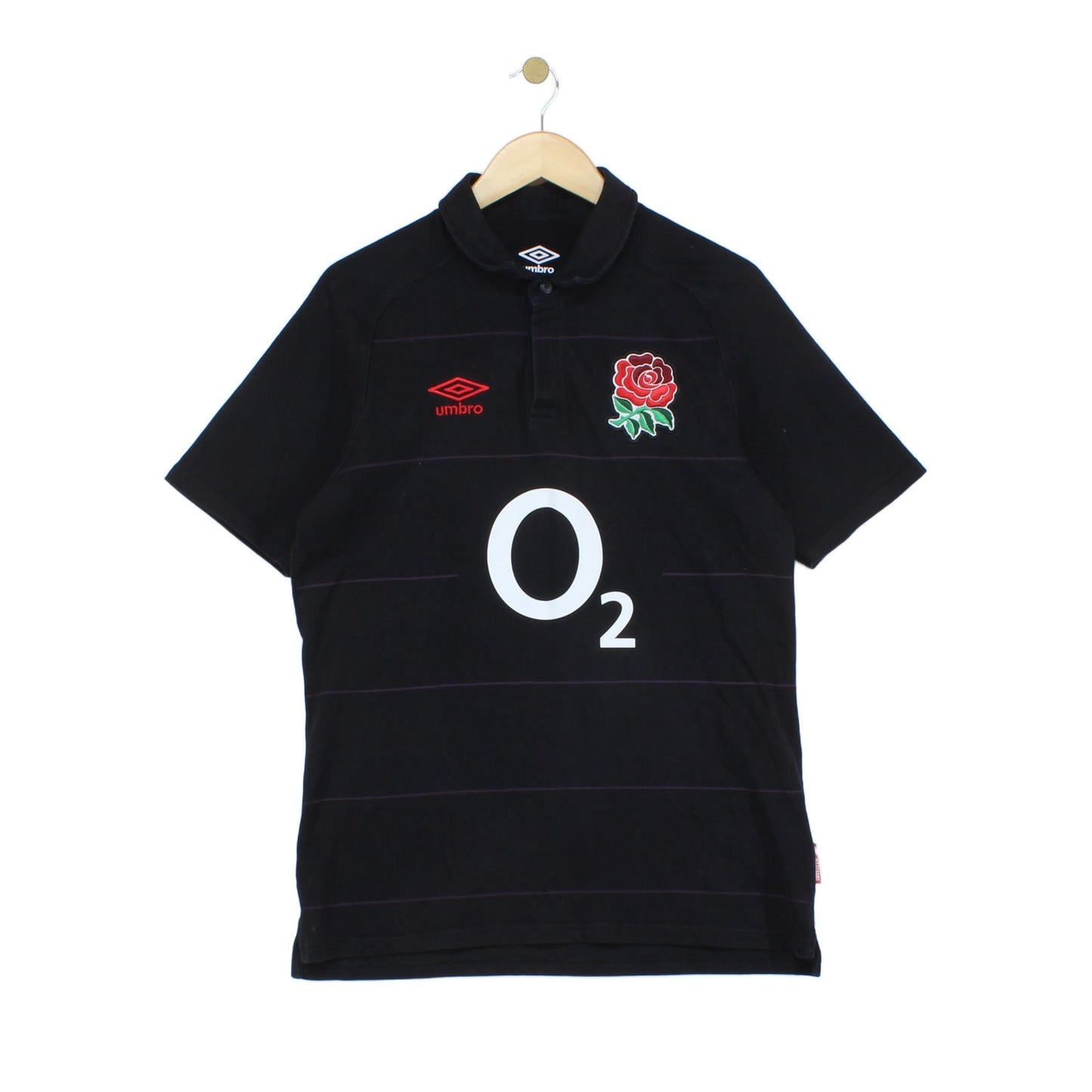 Mens England Rugby Shirt Short Sleeve Rose Logo