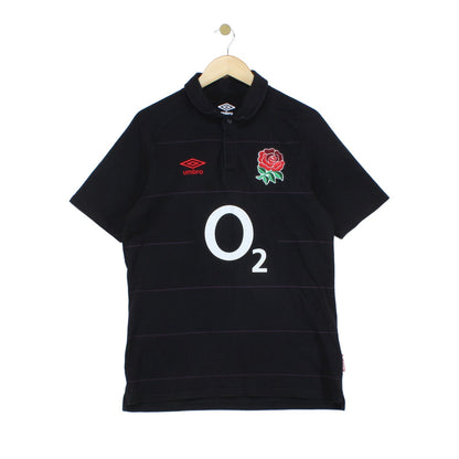 Mens England Rugby Shirt Short Sleeve Rose Logo