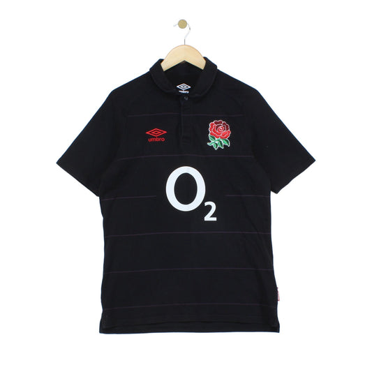 Mens England Rugby Shirt Short Sleeve Rose Logo