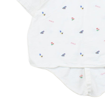Womens Patterned Shirt Short Sleeve Relaxed Fit