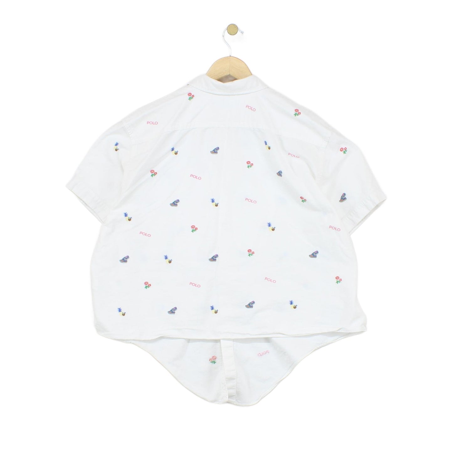 Womens Patterned Shirt Short Sleeve Relaxed Fit