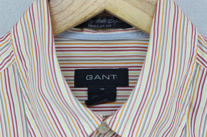 Mens Striped Shirt Button Up Long Sleeve