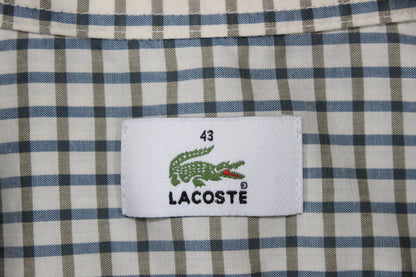 Mens Check Shirt Long Sleeve Button Up