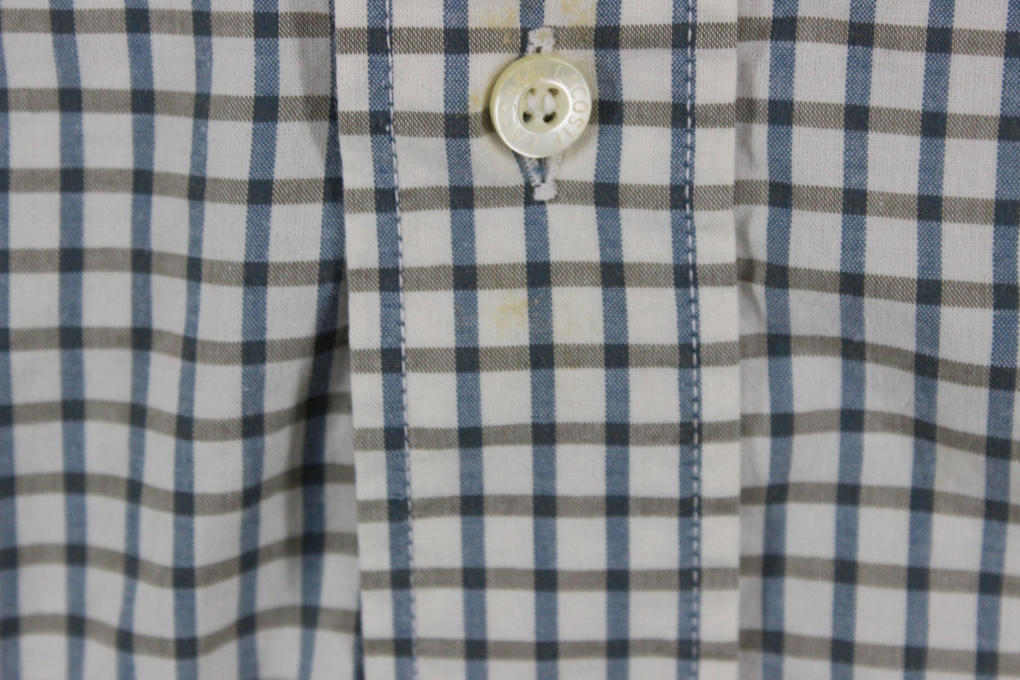 Mens Check Shirt Long Sleeve Button Up