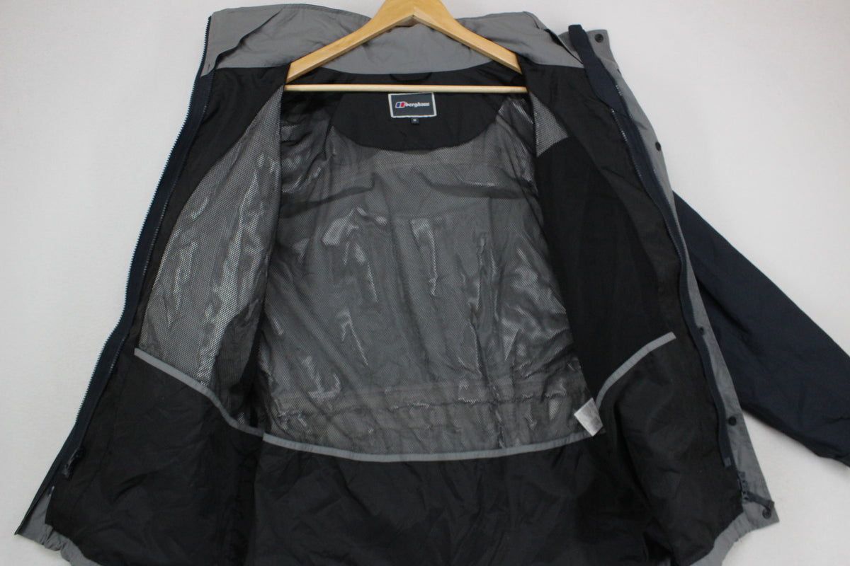 Mens Aquafoil Waterproof Jacket Hooded Full Zip Outdoor