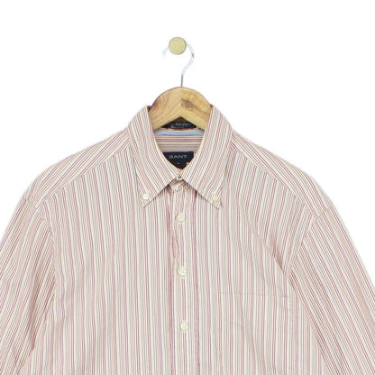 Mens Striped Shirt Button Up Long Sleeve