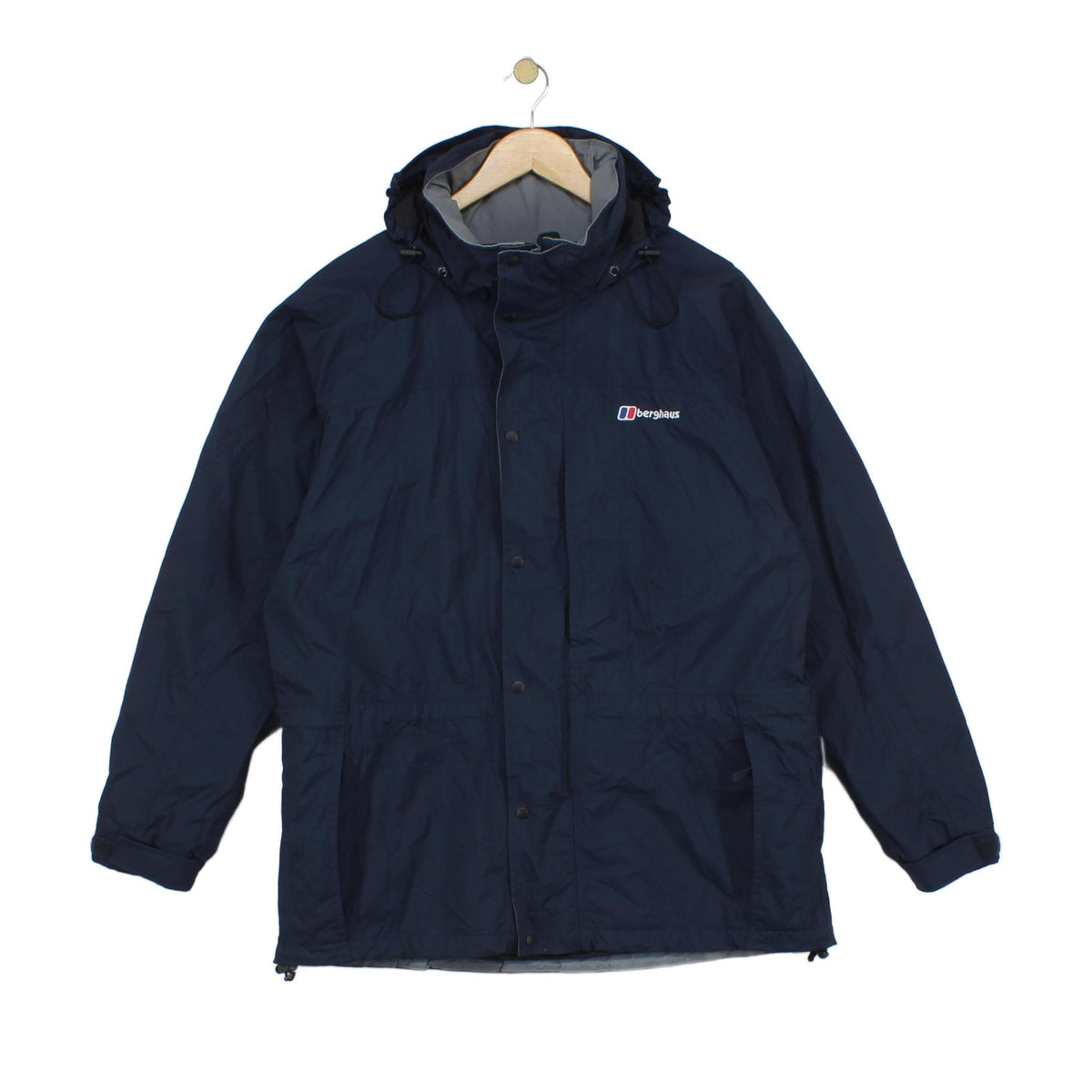 Mens Aquafoil Waterproof Jacket Hooded Full Zip Outdoor