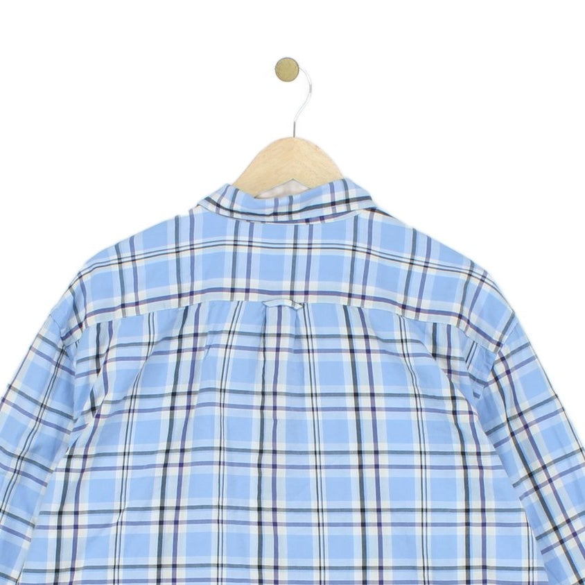 Mens Plaid Shirt Made In Portugal Button Down Long Sleeve
