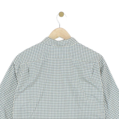 Mens Check Shirt Long Sleeve Button Up