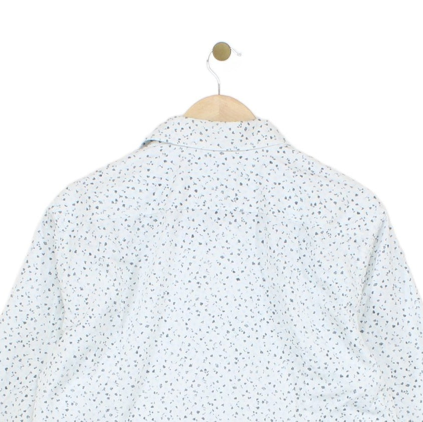 Mens Floral Shirt Slim Fit Long Sleeve
