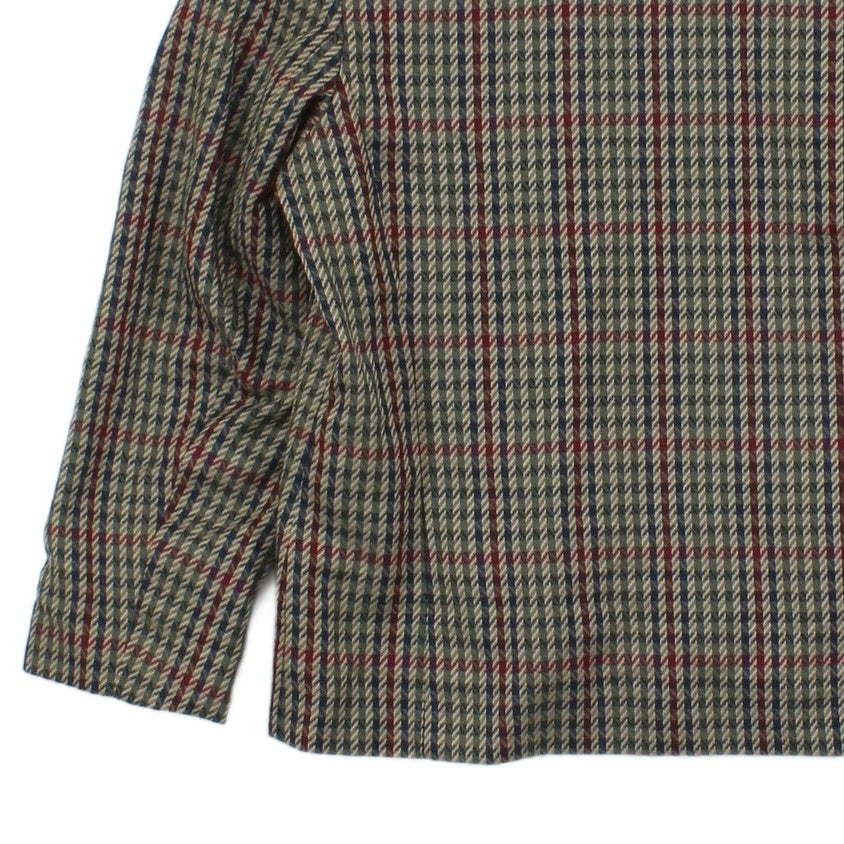 Womens Blazer Uk Made Check Buttoned