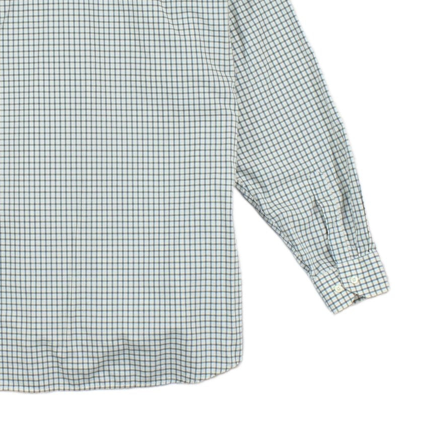 Mens Check Shirt Long Sleeve Button Up