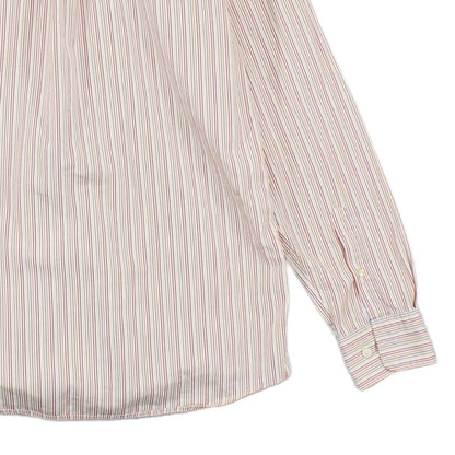 Mens Striped Shirt Button Up Long Sleeve