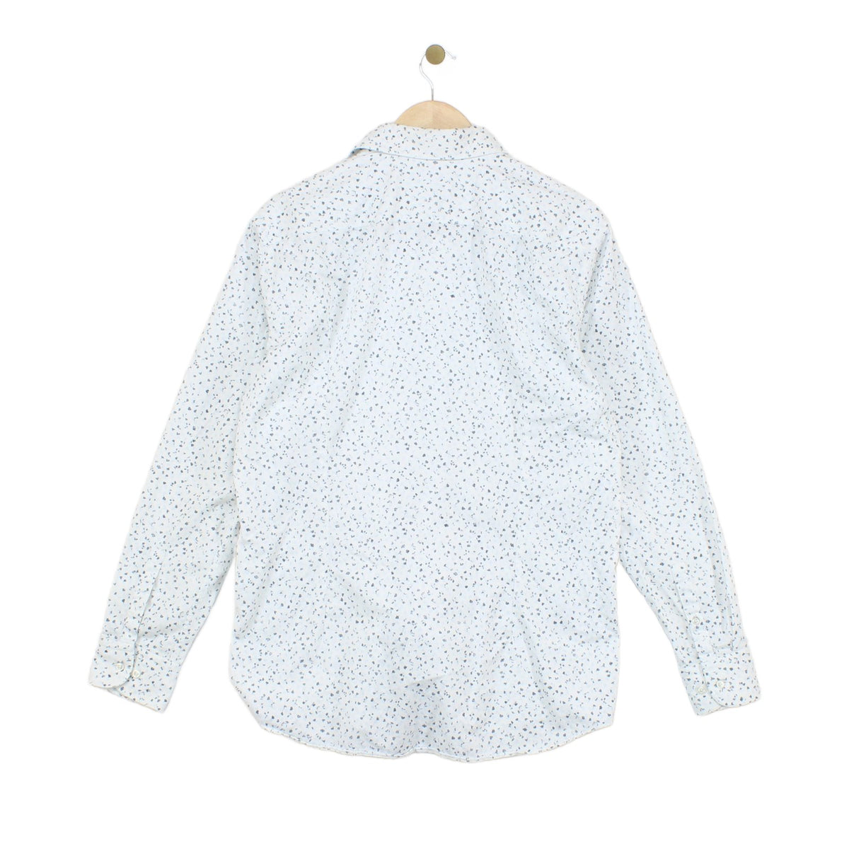 Mens Floral Shirt Slim Fit Long Sleeve