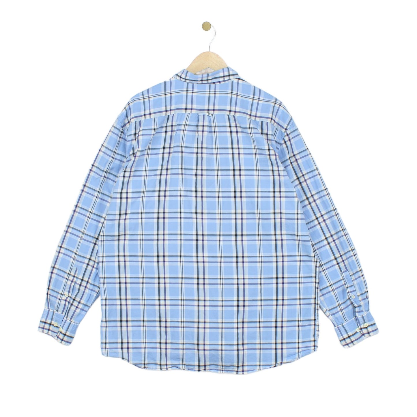 Mens Plaid Shirt Made In Portugal Button Down Long Sleeve