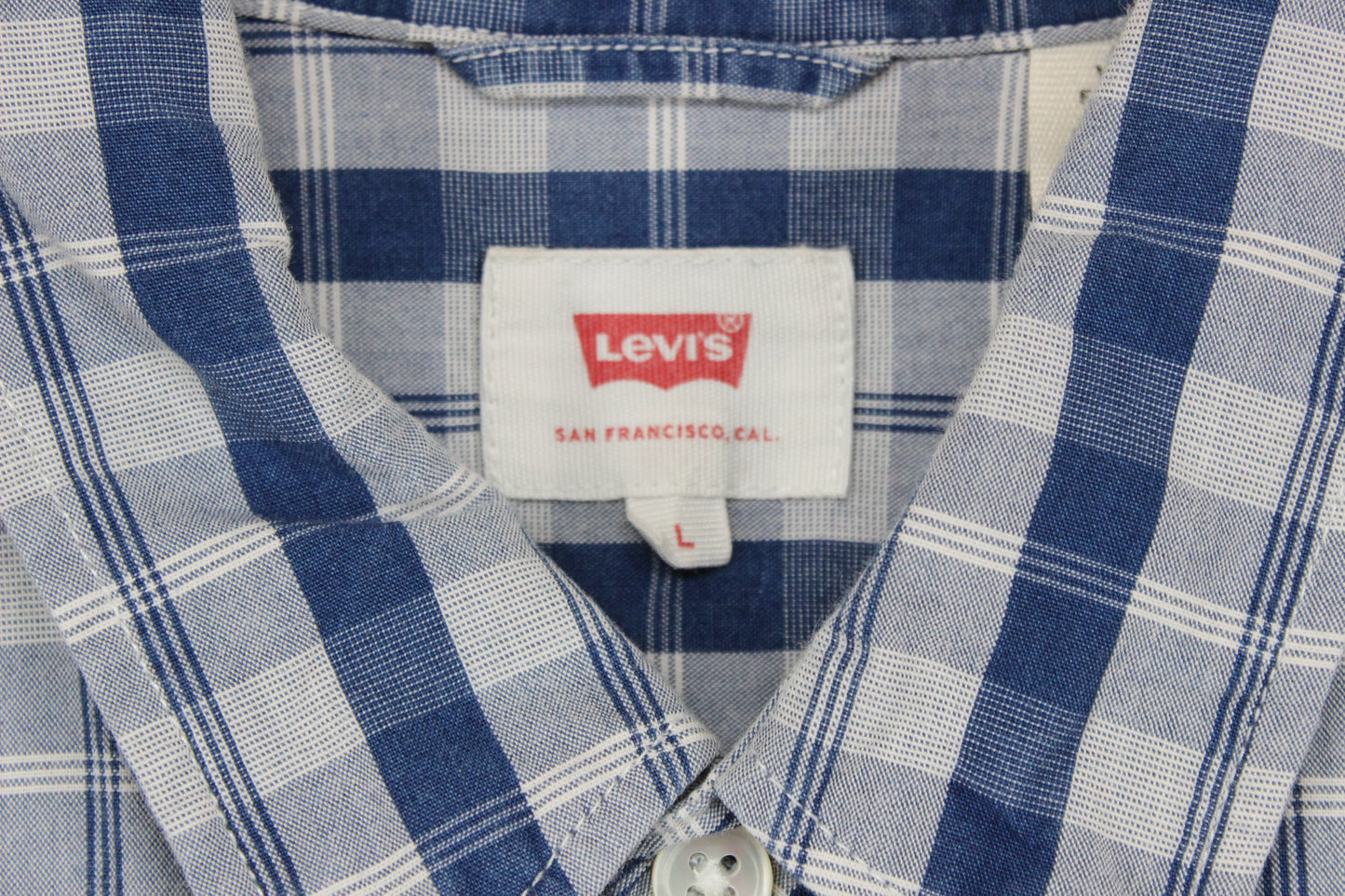 Mens Plaid Shirt Button Up Check
