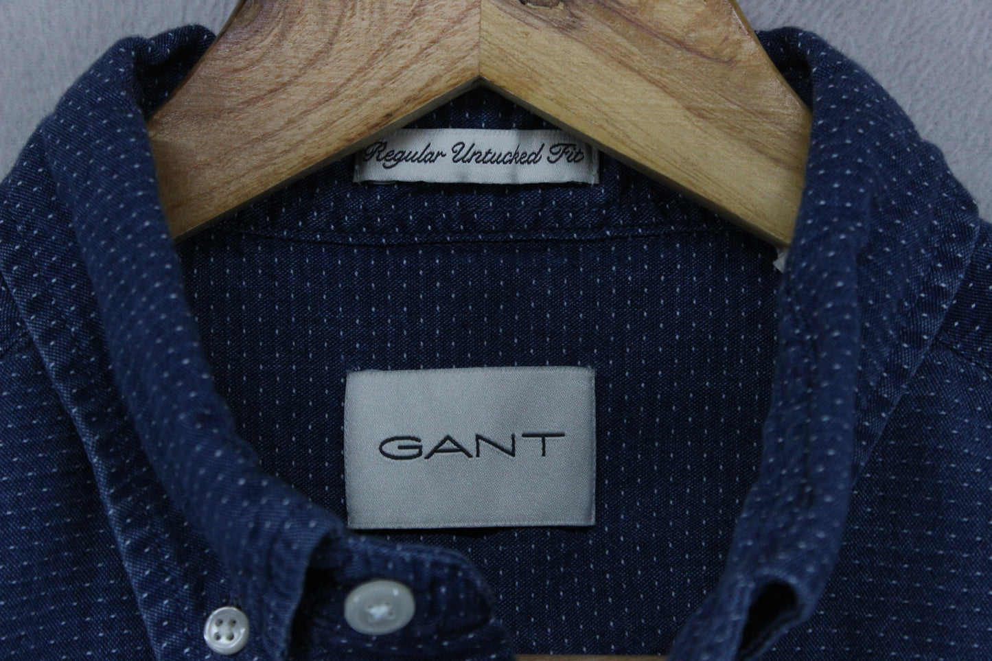 Mens Shirt Button Up Collared Long Sleeve