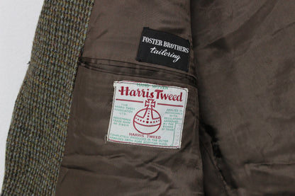 Mens Harris Tweed Blazer Formal Jacket Wool