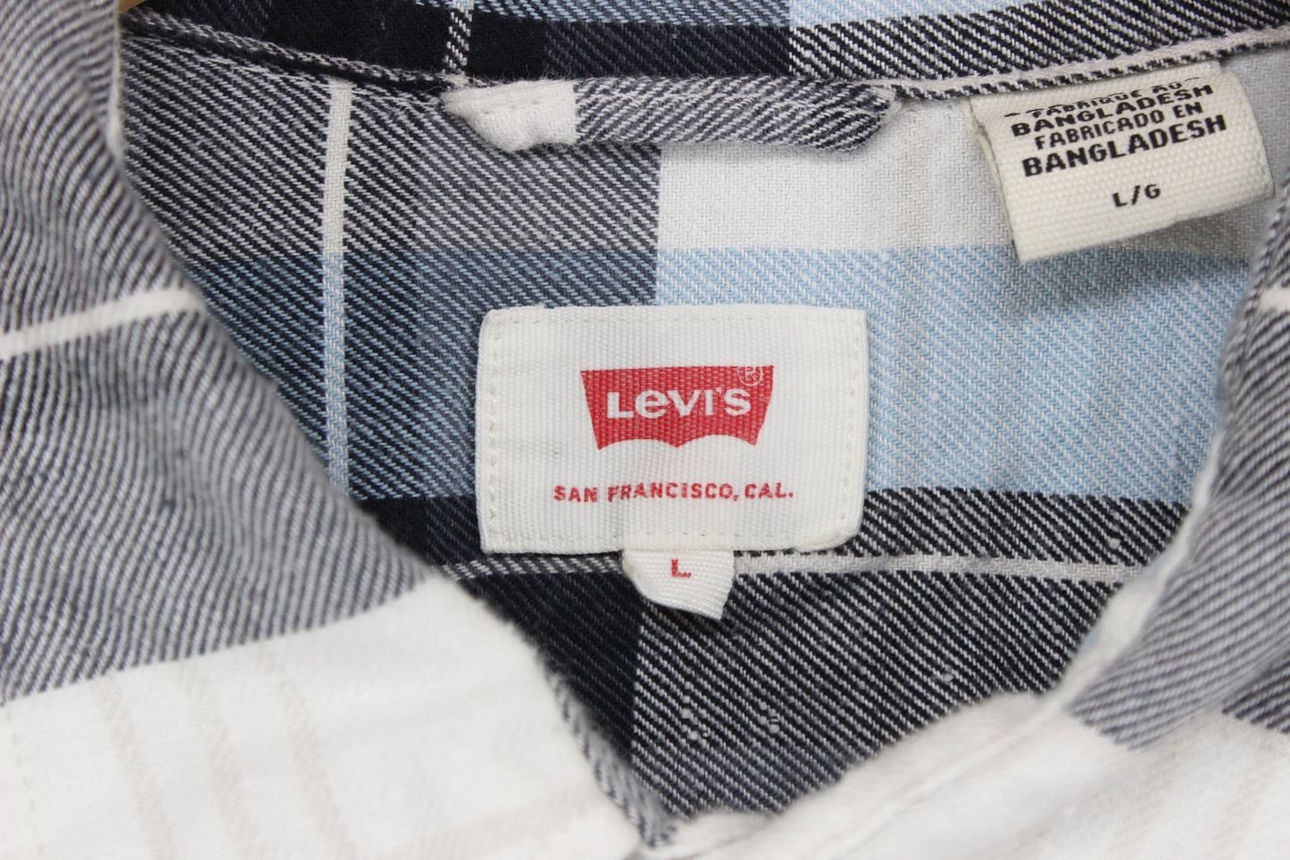 Mens Western Shirt Pearl Snap Long Sleeve Check